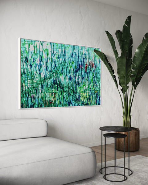 The Long Garden - Limited Edition Canvas Print - 137 x 91cm / 54" x 36"