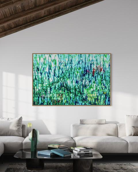 The Long Garden - Limited Edition Canvas Print - 137 x 91cm / 54" x 36"