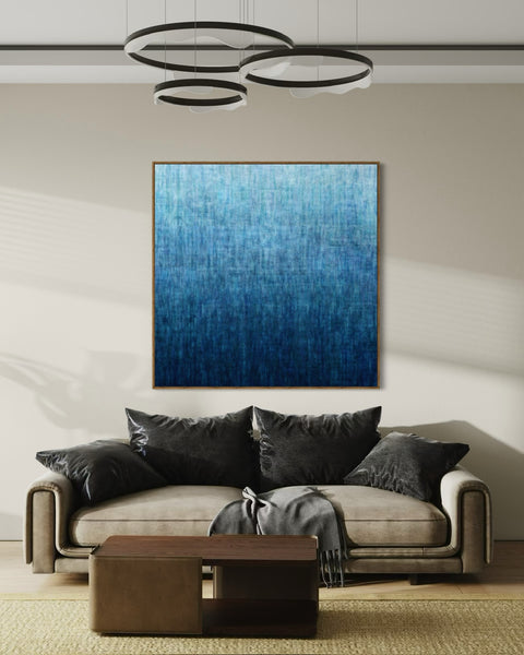 Gradual Blue- Limited Edition Print- 127cm squ / 50" squ