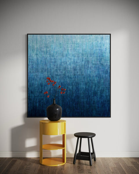 Gradual Blue- Limited Edition Print- 127cm squ / 50" squ