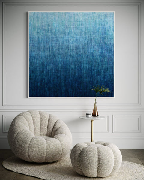 Gradual Blue- Limited Edition Print- 127cm squ / 50" squ