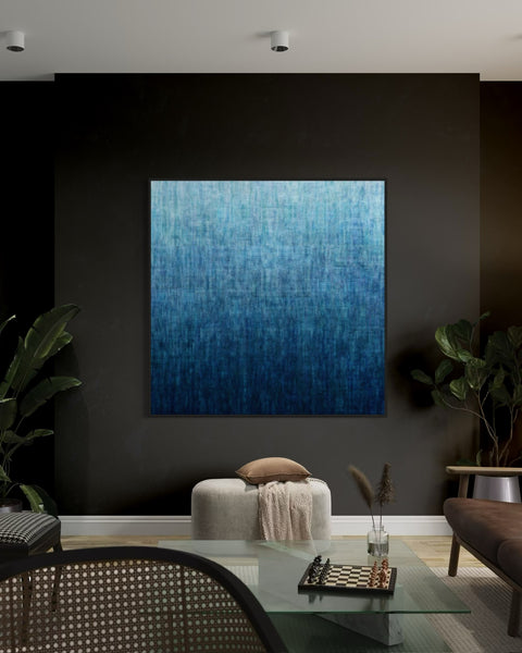 Gradual Blue- Limited Edition Print- 127cm squ / 50" squ