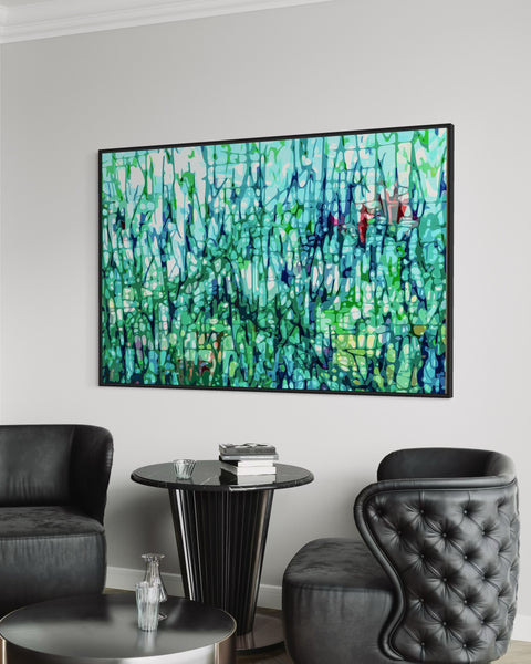 The Long Garden - Limited Edition Canvas Print - 137 x 91cm / 54" x 36"