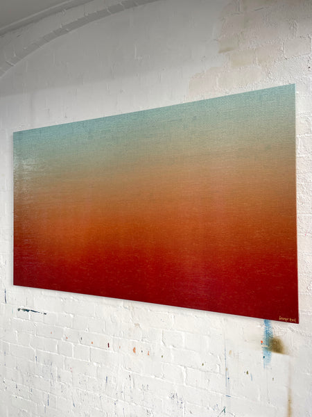 Ambient Dusk - mixed media on canvas - 170 x 100cm / 67" x 40"