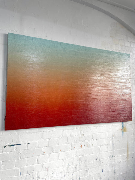 Ambient Dusk - mixed media on canvas - 170 x 100cm / 67" x 40"