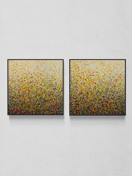 Deep Spring Twins- Limited Edition Print - 101cm squ (x2) / 40" squ (x2)