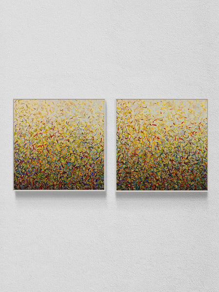 Deep Spring Twins- Limited Edition Print - 101cm squ (x2) / 40" squ (x2)