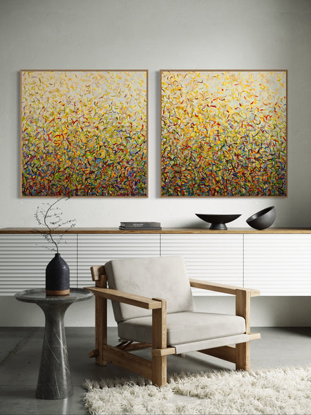 Deep Spring Twins- Limited Edition Print - 101cm squ (x2) / 40" squ (x2)