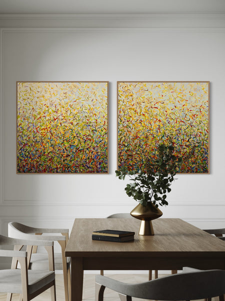 Deep Spring Twins- Limited Edition Print - 101cm squ (x2) / 40" squ (x2)