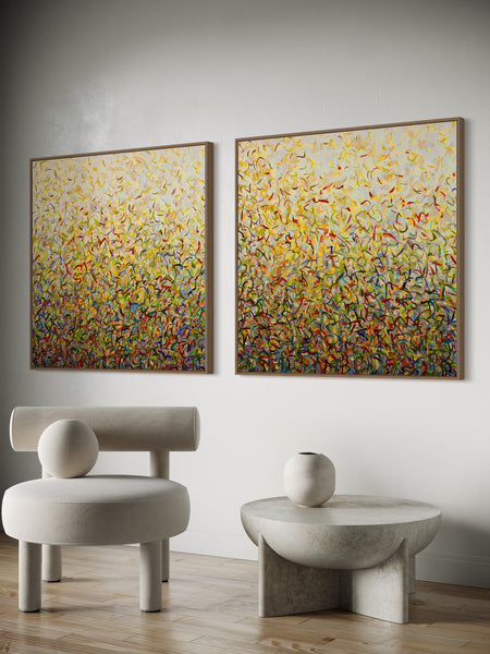 Deep Spring Twins- Limited Edition Print - 101cm squ (x2) / 40" squ (x2)