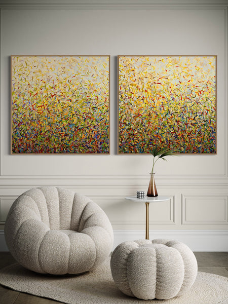 Deep Spring Twins- Limited Edition Print - 101cm squ (x2) / 40" squ (x2)