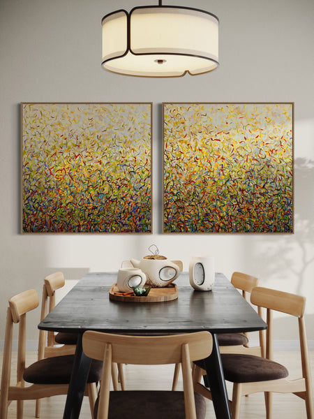 Deep Spring Twins- Limited Edition Print - 101cm squ (x2) / 40" squ (x2)