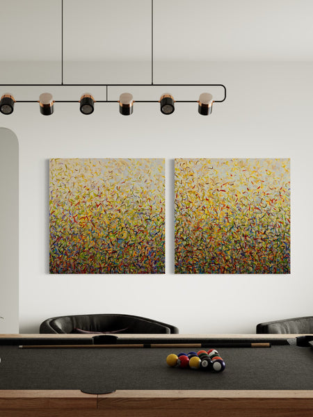 Deep Spring Twins- Limited Edition Print - 101cm squ (x2) / 40" squ (x2)