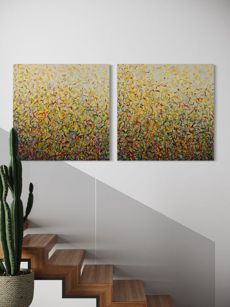 Deep Spring Twins- Limited Edition Print - 101cm squ (x2) / 40" squ (x2)