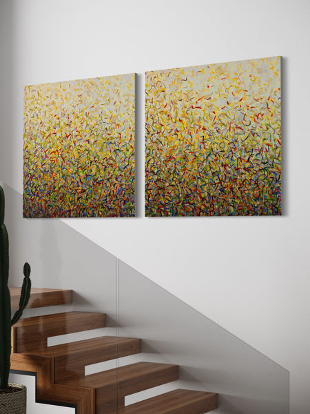 Deep Spring Twins- Limited Edition Print - 101cm squ (x2) / 40" squ (x2)