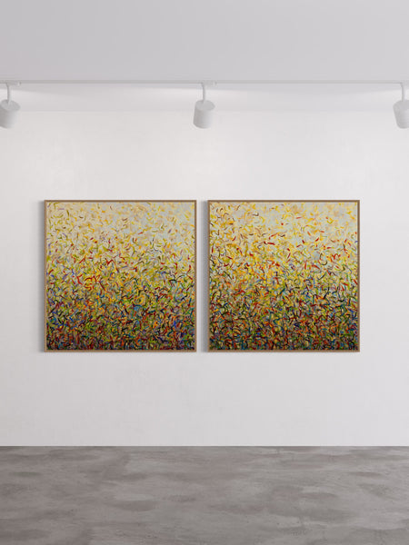 Deep Spring Twins- Limited Edition Print - 101cm squ (x2) / 40" squ (x2)