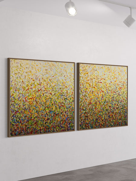 Deep Spring Twins- Limited Edition Print - 101cm squ (x2) / 40" squ (x2)