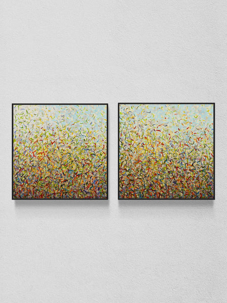 Spring Twins- Limited Edition Print - 101cm squ (x2) / 40" squ (x2)