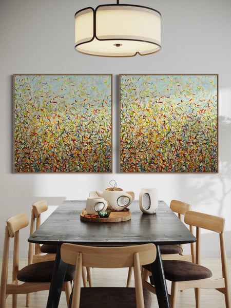 Spring Twins- Limited Edition Print - 101cm squ (x2) / 40" squ (x2)