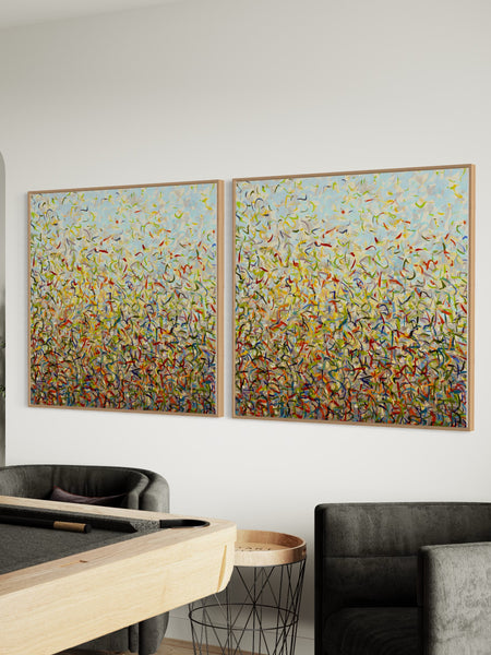 Spring Twins- Limited Edition Print - 101cm squ (x2) / 40" squ (x2)