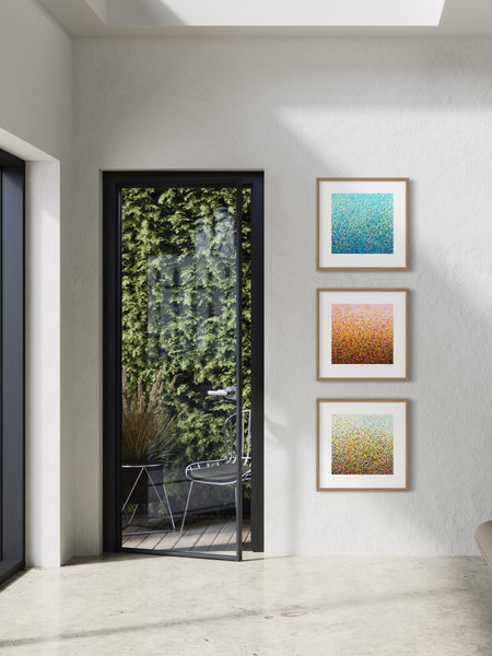 The Garden Series - Set of 3 - Framed or Unframed - 52.5cm(x3) / 20.7"(x3)