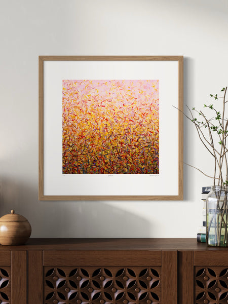 Pink Sky - Framed or Unframed - 52cm squ / 20.7" squ