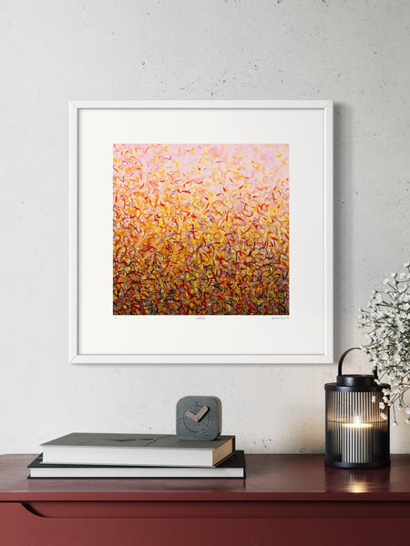 Pink Sky - Framed or Unframed - 52cm squ / 20.7" squ