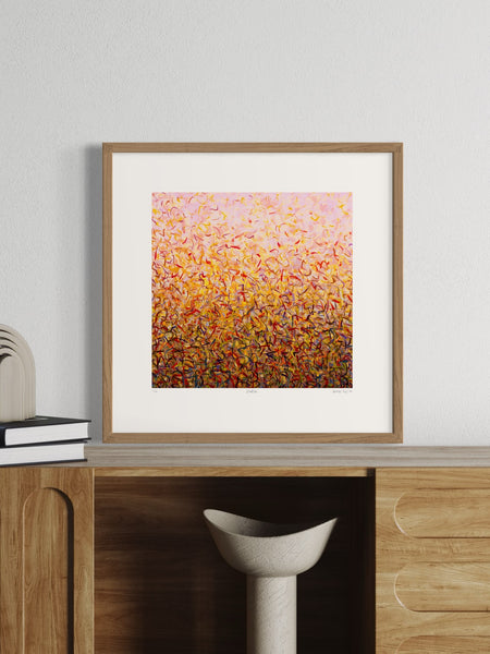 Pink Sky - Framed or Unframed - 52cm squ / 20.7" squ