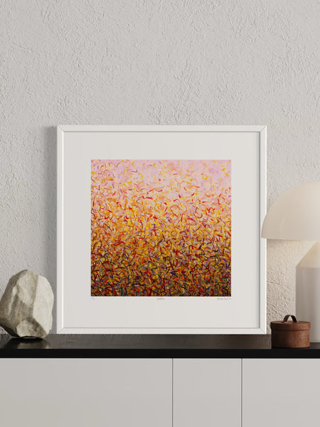 Pink Sky - Framed or Unframed - 52cm squ / 20.7" squ