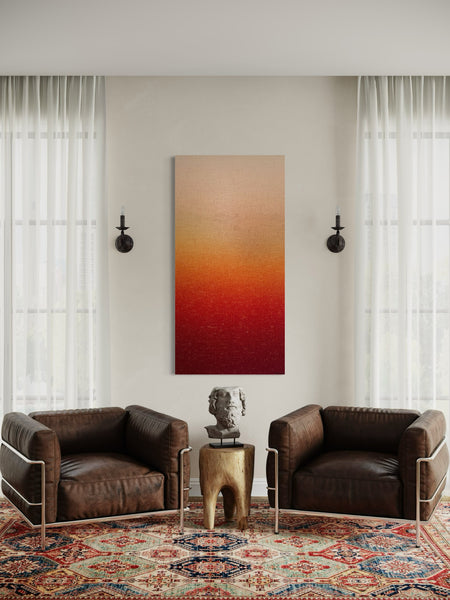 Ambient Morning Light - mixed media on canvas - 66cm x 132cm / 26" x 52"