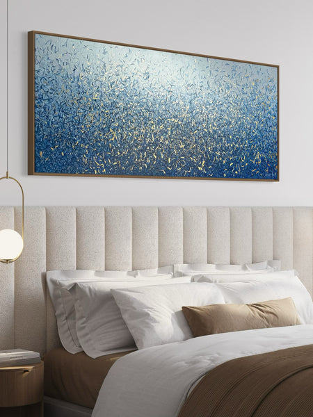 Golden Water - acrylic and gold paint on canvas - 152 x 61cm / 60" x 24"