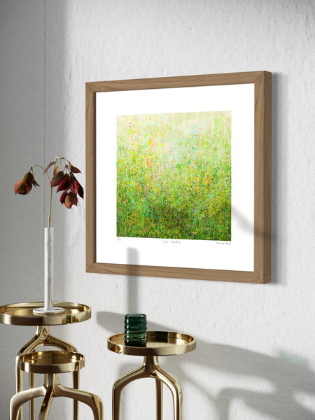 Lush Garden - Framed - 33cm squ / 13" squ