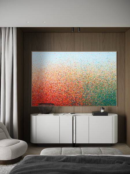 Australia's Rhythm - acrylic on canvas - 215 x 137cm / 84" x 54"