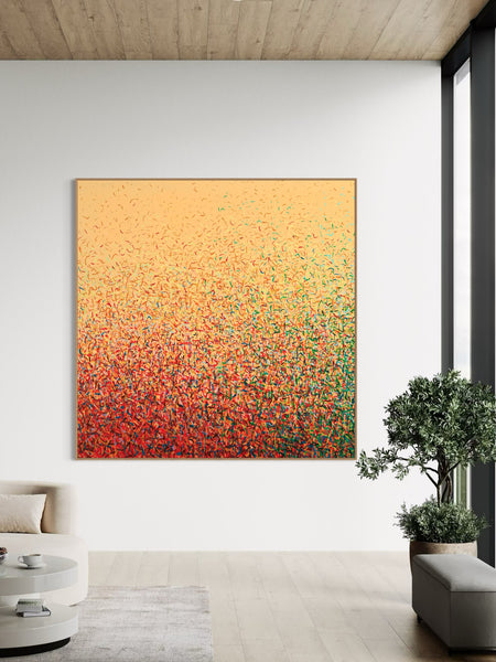 Brave Garden A - Canvas Limited Edition Print - 180cm squ / 71" squ