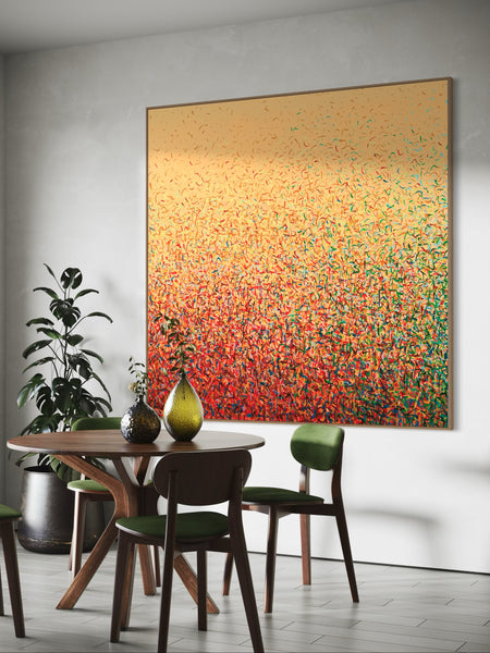 Brave Garden A - Canvas Limited Edition Print - 180cm squ / 71" squ