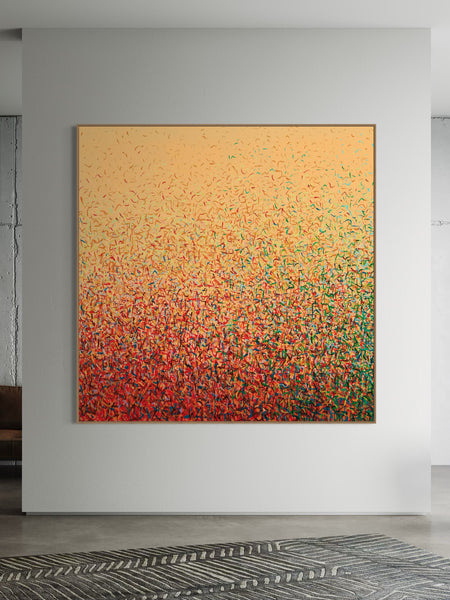 Brave Garden A - Canvas Limited Edition Print - 180cm squ / 71" squ