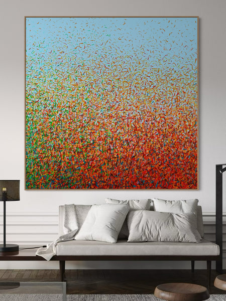 Brave Garden B - Canvas Limited Edition Print - 180cm squ / 71" squ