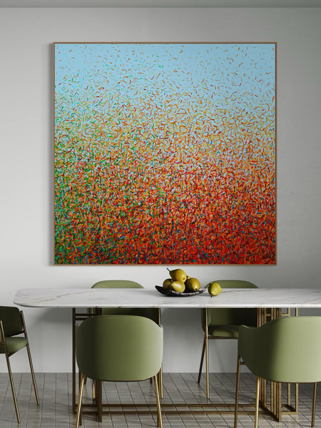 Brave Garden B - Canvas Limited Edition Print - 180cm squ / 71" squ