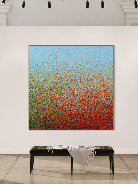 Brave Garden B - Canvas Limited Edition Print - 180cm squ / 71" squ