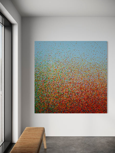 Brave Garden B - Canvas Limited Edition Print - 180cm squ / 71" squ