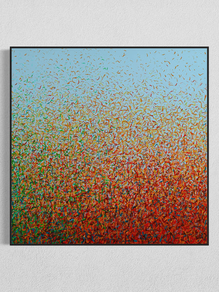 Brave Garden B - Canvas Limited Edition Print - 180cm squ / 71" squ