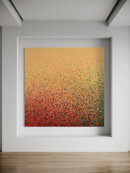 Brave Garden A - Canvas Limited Edition Print - 180cm squ / 71" squ