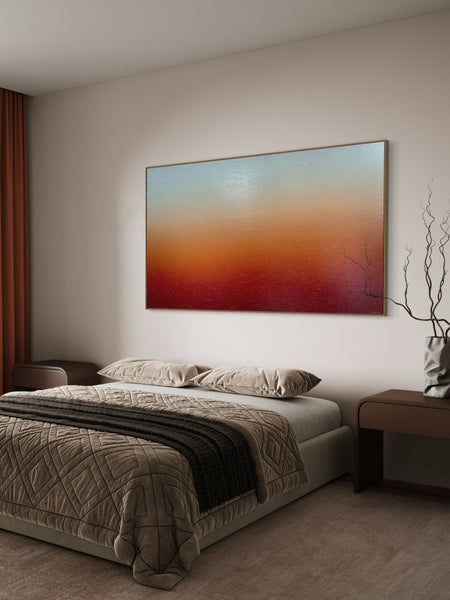 Ambient Day - mixed media on canvas - 170 x 100cm / 67" x 40"