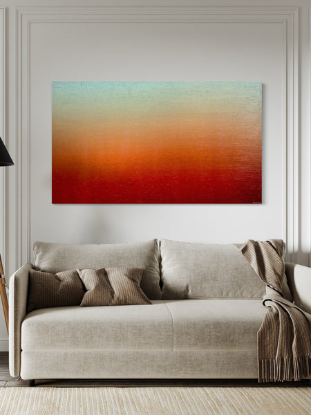 Ambient Dusk - mixed media on canvas - 170 x 100cm / 67" x 40"