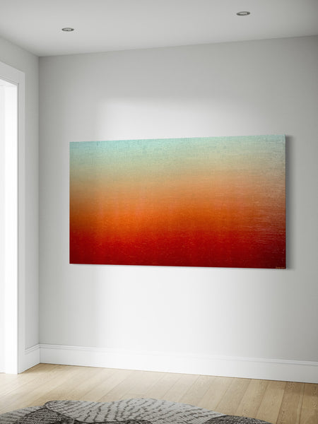 Ambient Dusk - mixed media on canvas - 170 x 100cm / 67" x 40"