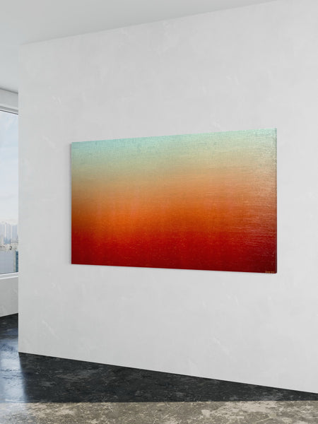 Ambient Dusk - mixed media on canvas - 170 x 100cm / 67" x 40"