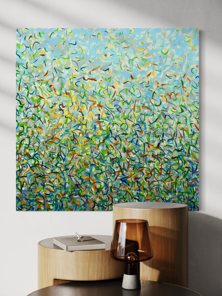 Dawn Garden- Limited Edition Print - 101cm squ / 40" squ