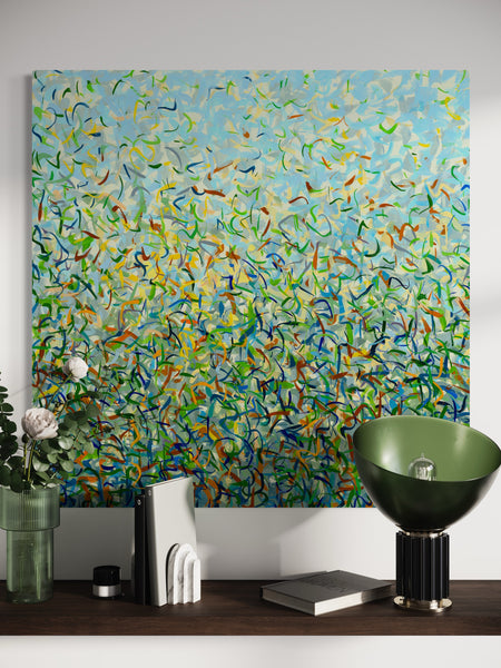 Dawn Garden- Limited Edition Print - 101cm squ / 40" squ