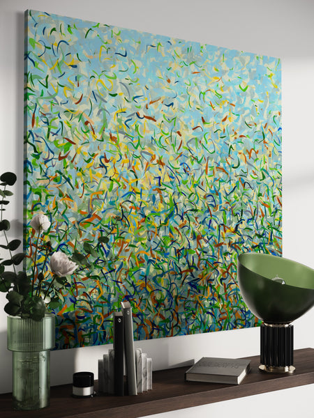 Dawn Garden- Limited Edition Print - 101cm squ / 40" squ