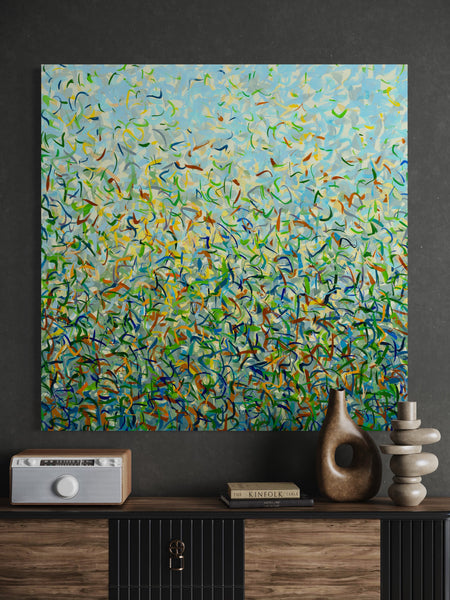 Dawn Garden- Limited Edition Print - 101cm squ / 40" squ